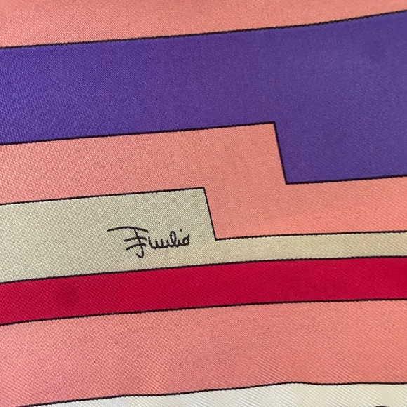 NWT Emilio Pucci Silk Scarf - Picture 7 of 7